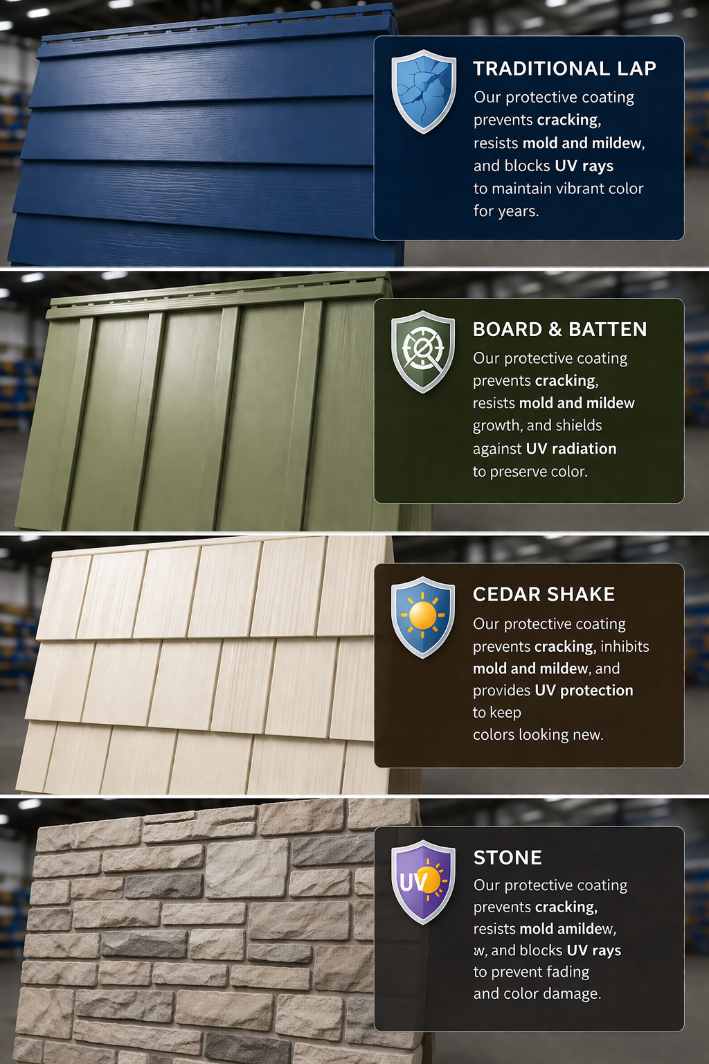 Roofing Material Samples